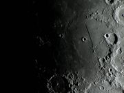 A famosa escarpa RUPES RECTA.