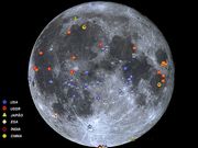 LUA - ferro velho de crateras e de artefatos espaciais.