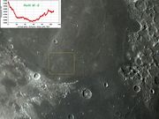 Provável Cratera Fantasma na orla sul do Mare SERENITATIS.