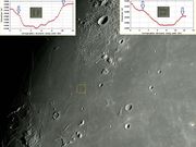 Provável cratera fantasma no norte do Oceanus PROCELLARUM.