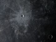 A bela Cratera KEPLER e seu sistema de raios brilhantes - 02/02/2016.