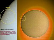 Aspecto do SOL na manhã de 17 de março de 2021 (AR 2810).